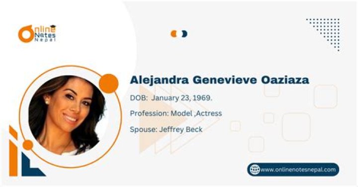 Alejandra Genevieve Oaziaza Height, Weight, Net Worth, Age, Birthday, Wikipedia, Who, Instagram, Biography