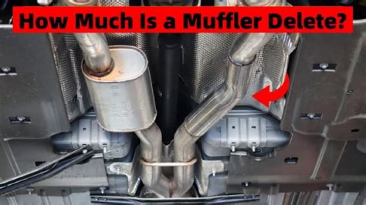 How much does a muffler delete cost