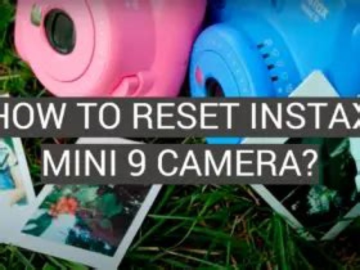 How to reset instax mini 9