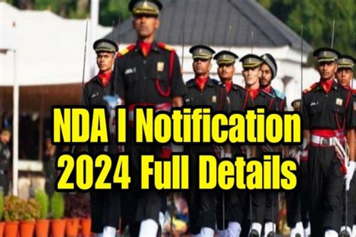 UPSC NDA I 2024 Online Form : नोटीफिकेसन जारी, करें आवेदन